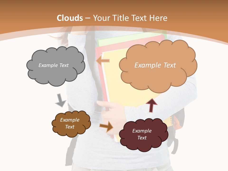 Young People Female PowerPoint Template