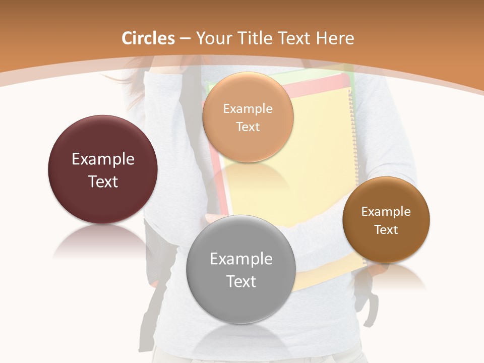 Young People Female PowerPoint Template