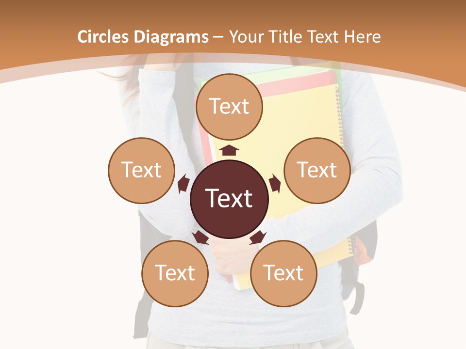 Young People Female PowerPoint Template