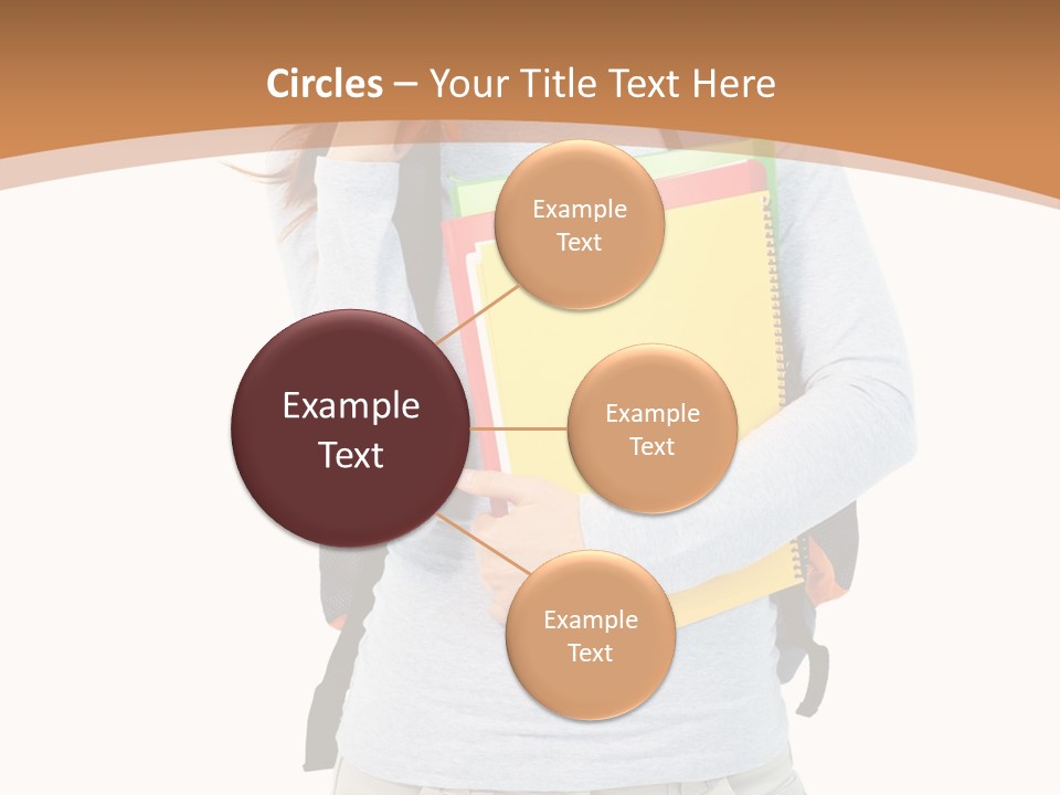 Young People Female PowerPoint Template