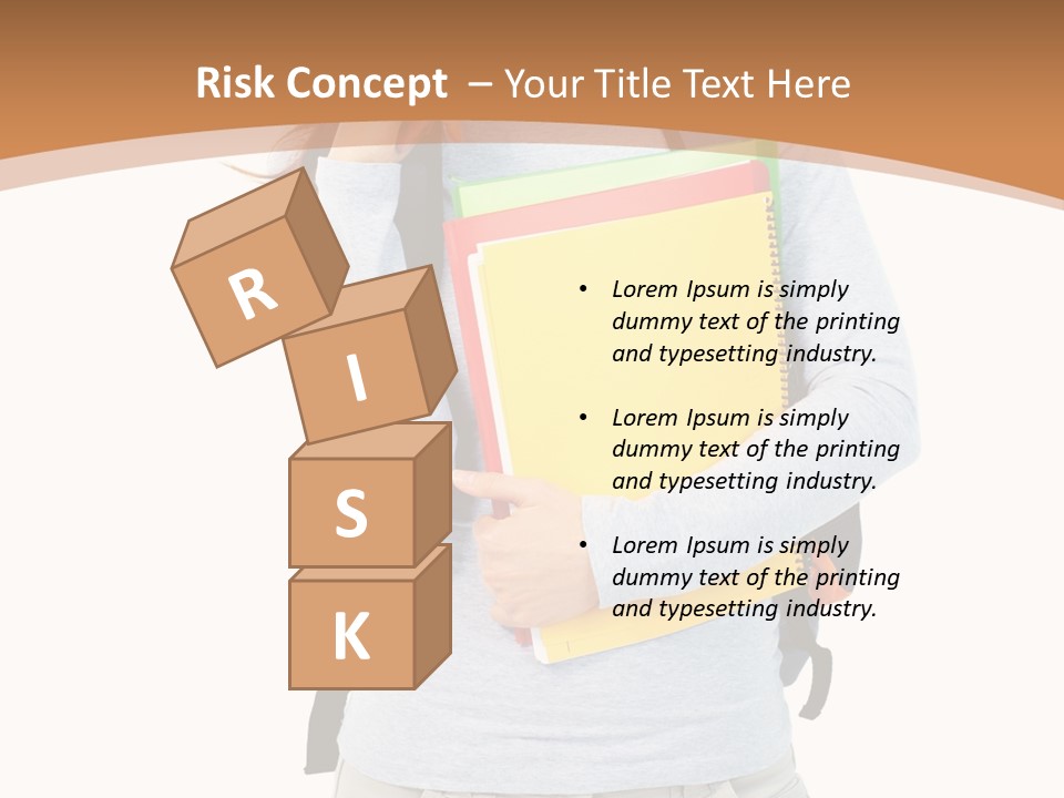 Young People Female PowerPoint Template