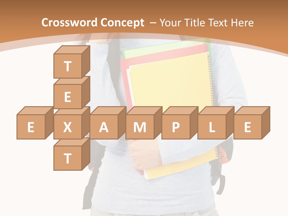 Young People Female PowerPoint Template