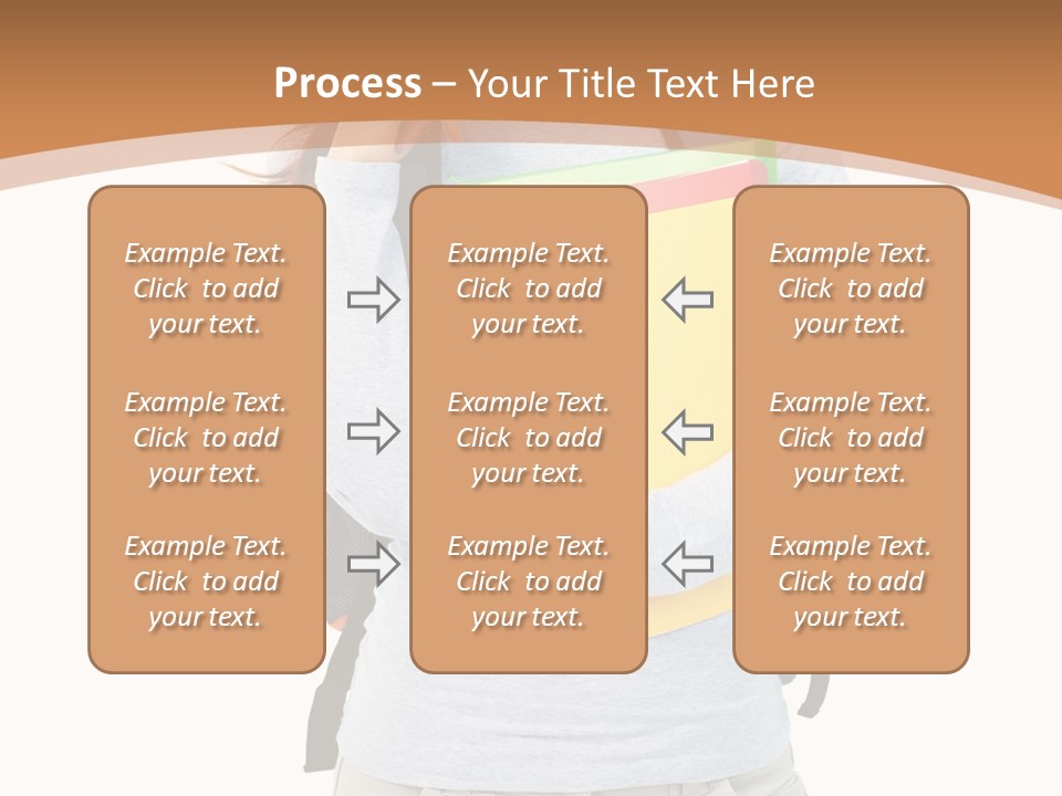 Young People Female PowerPoint Template