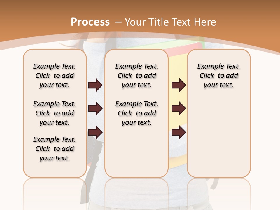 Young People Female PowerPoint Template
