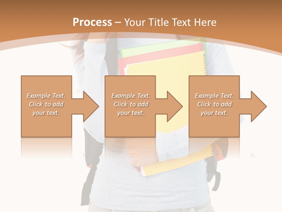 Young People Female PowerPoint Template