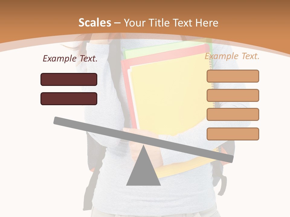 Young People Female PowerPoint Template