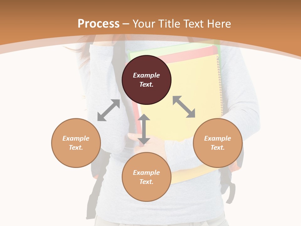 Young People Female PowerPoint Template