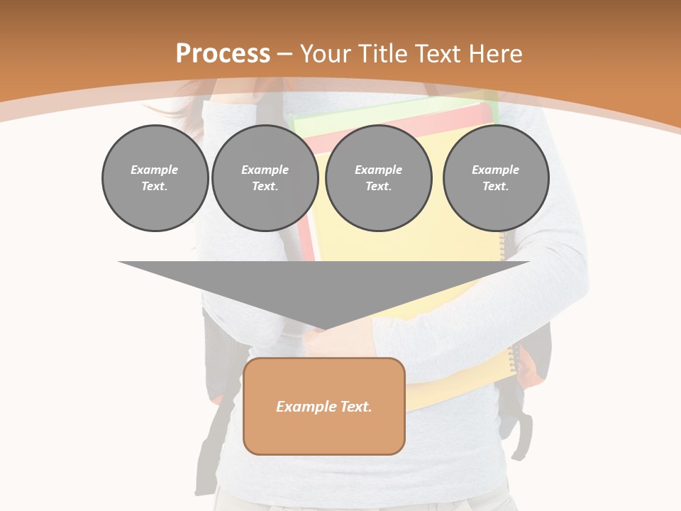 Young People Female PowerPoint Template