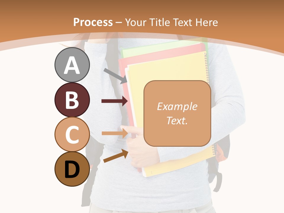 Young People Female PowerPoint Template