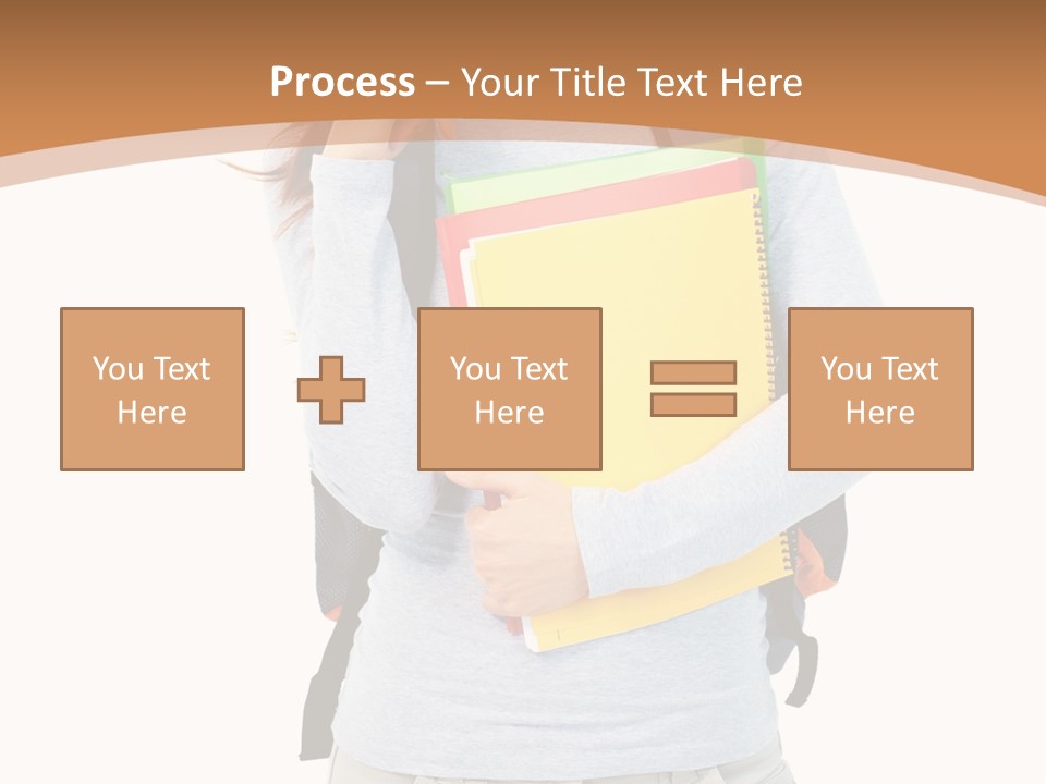 Young People Female PowerPoint Template