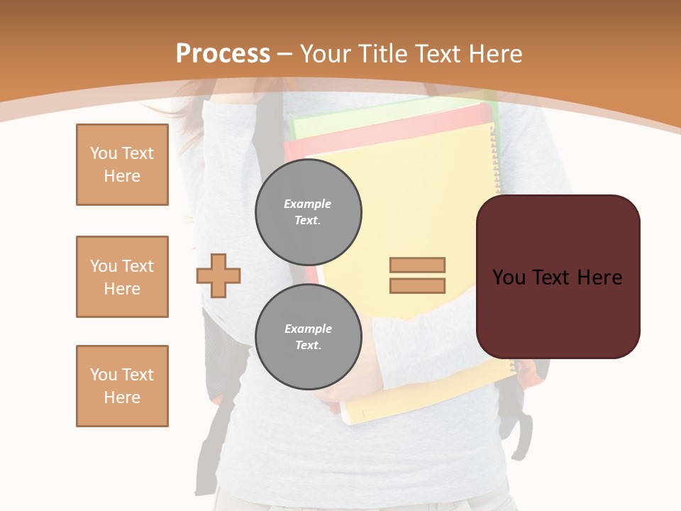 Young People Female PowerPoint Template