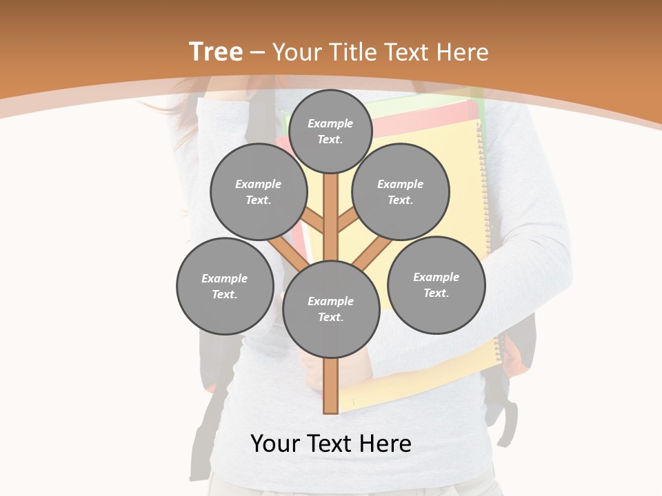 Young People Female PowerPoint Template