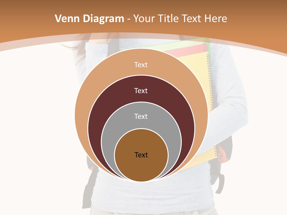 Young People Female PowerPoint Template