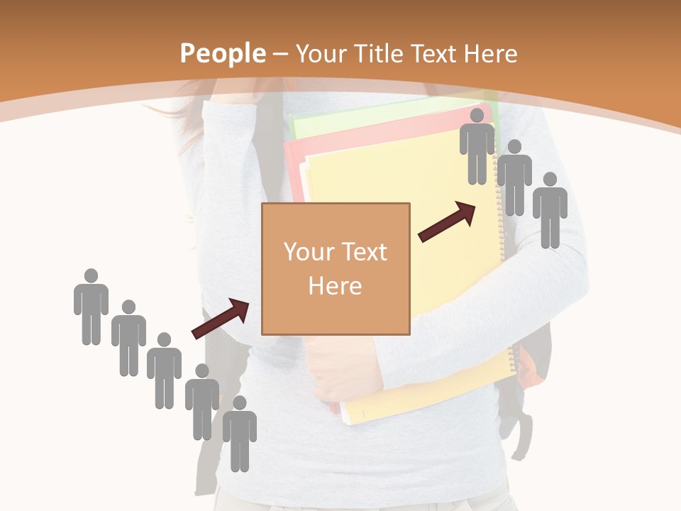 Young People Female PowerPoint Template