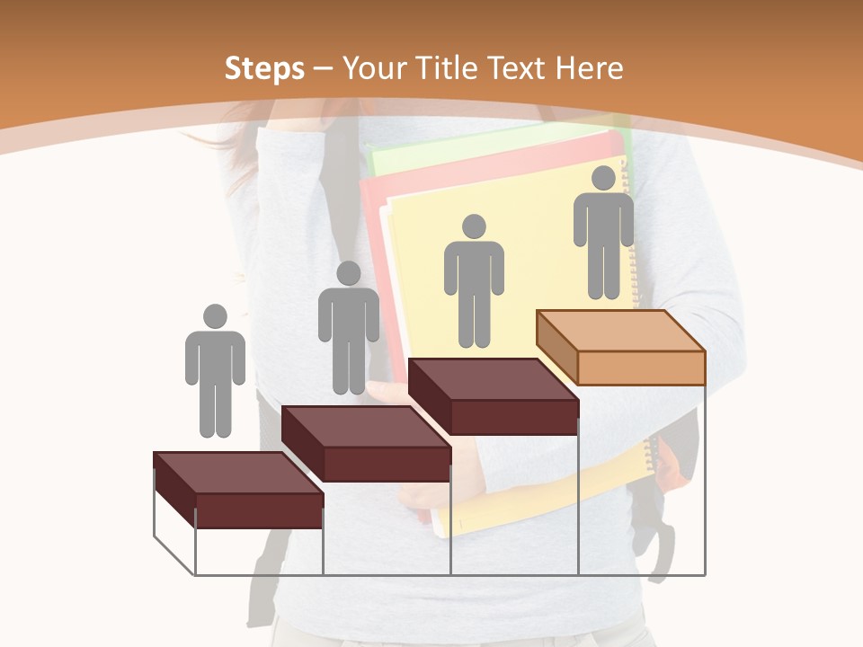 Young People Female PowerPoint Template