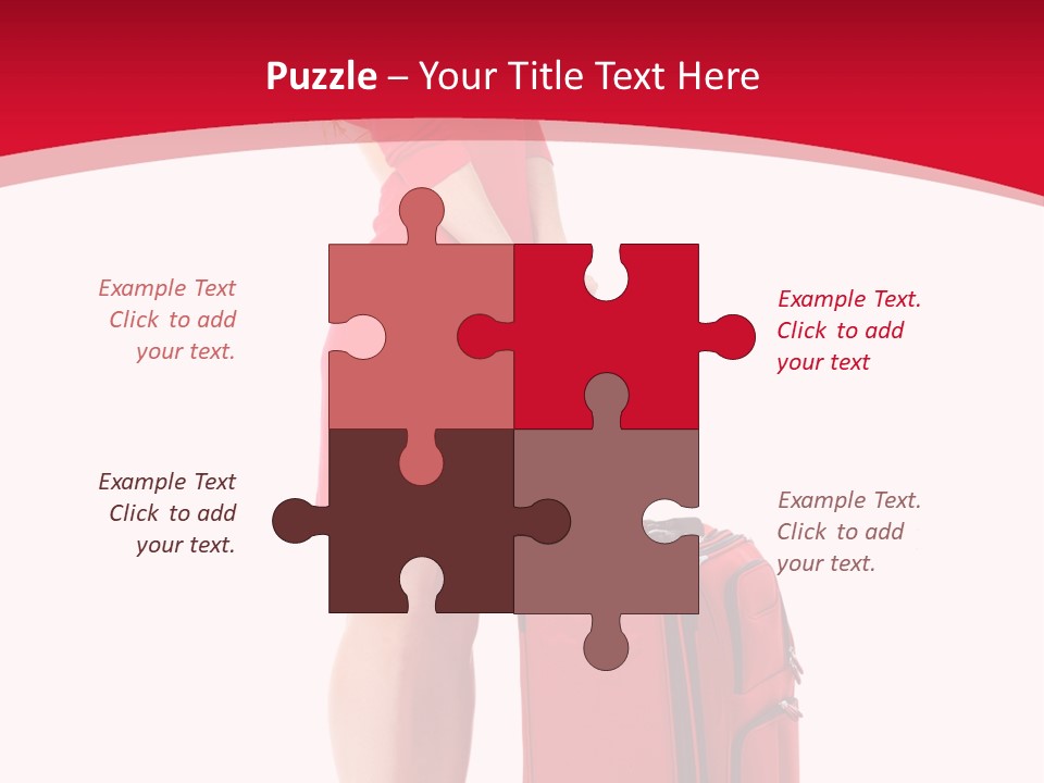 Bag Travel Isolate PowerPoint Template