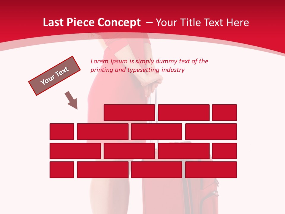 Bag Travel Isolate PowerPoint Template