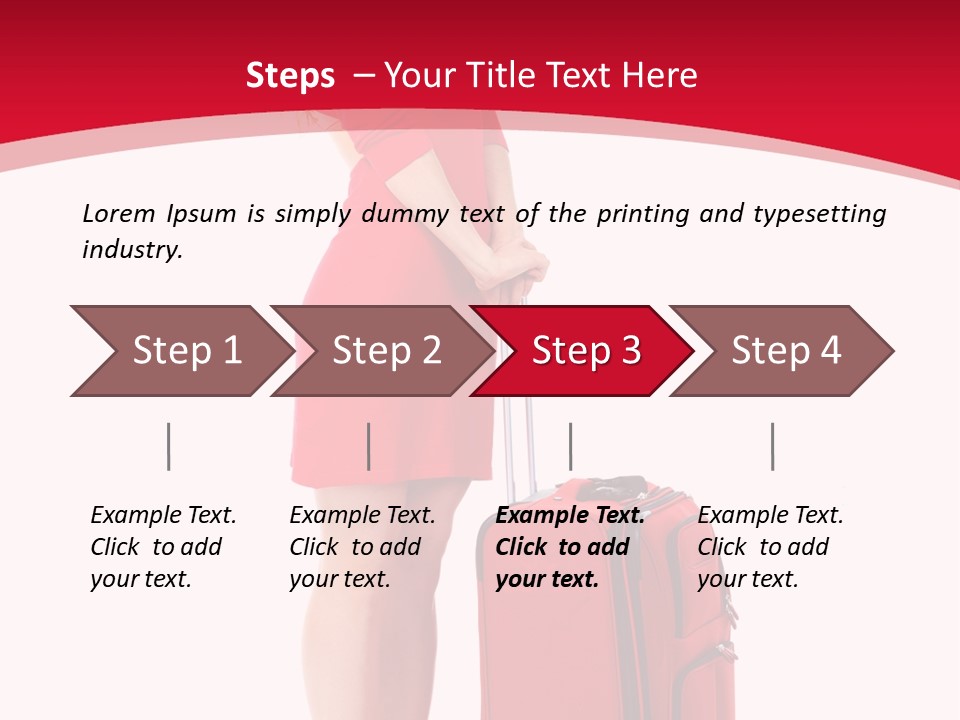 Bag Travel Isolate PowerPoint Template
