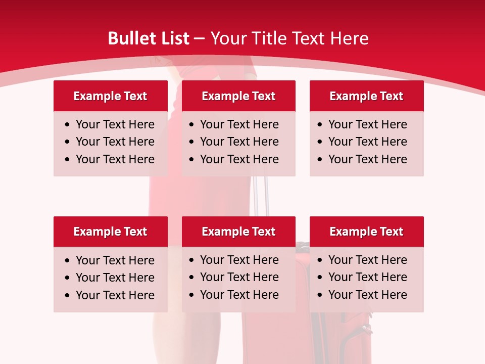 Bag Travel Isolate PowerPoint Template