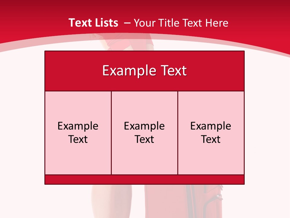 Bag Travel Isolate PowerPoint Template
