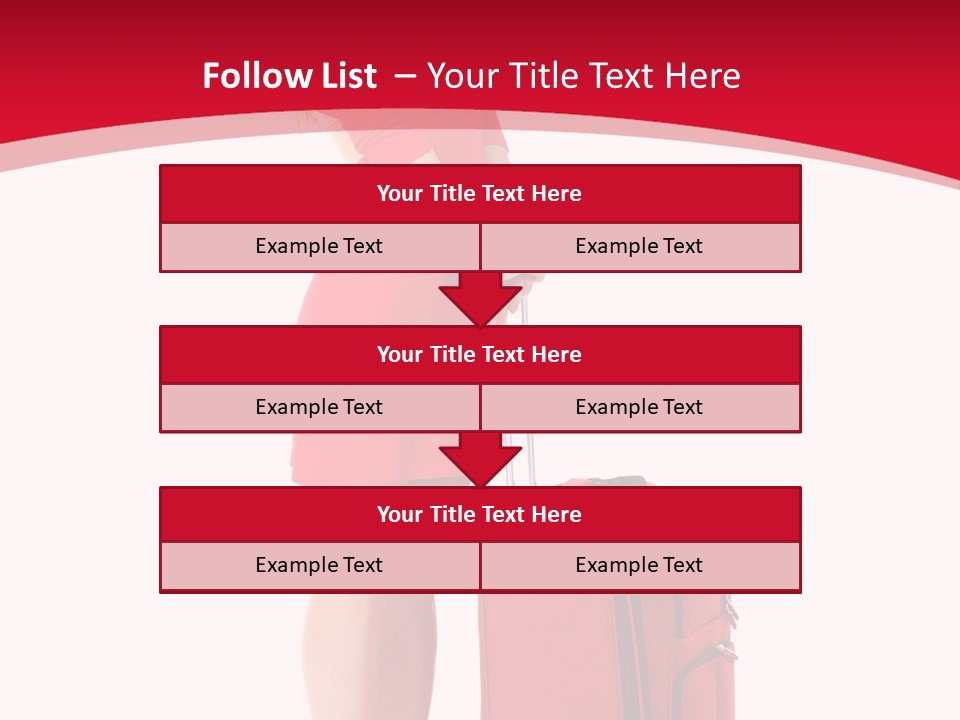 Bag Travel Isolate PowerPoint Template