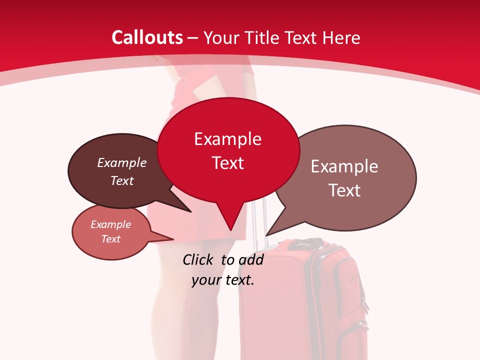 Bag Travel Isolate PowerPoint Template