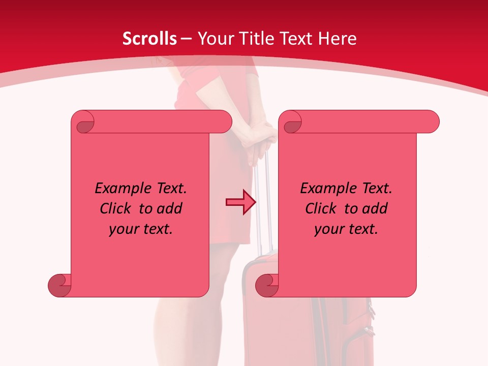 Bag Travel Isolate PowerPoint Template