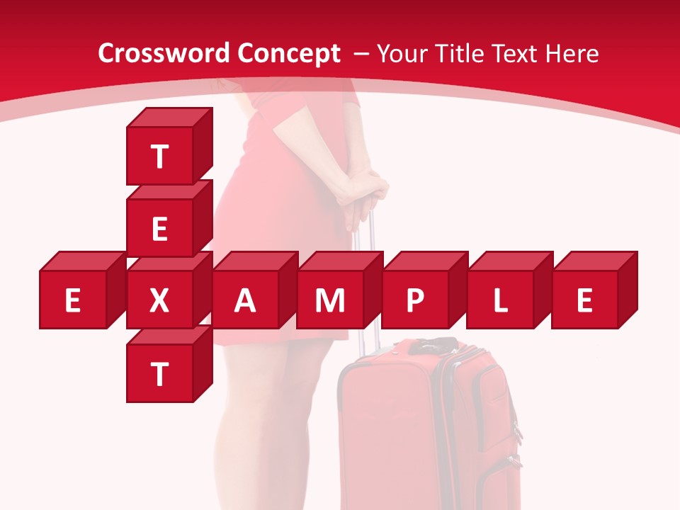 Bag Travel Isolate PowerPoint Template