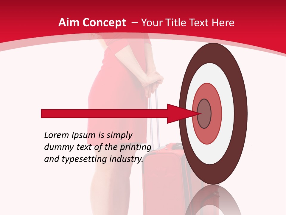 Bag Travel Isolate PowerPoint Template