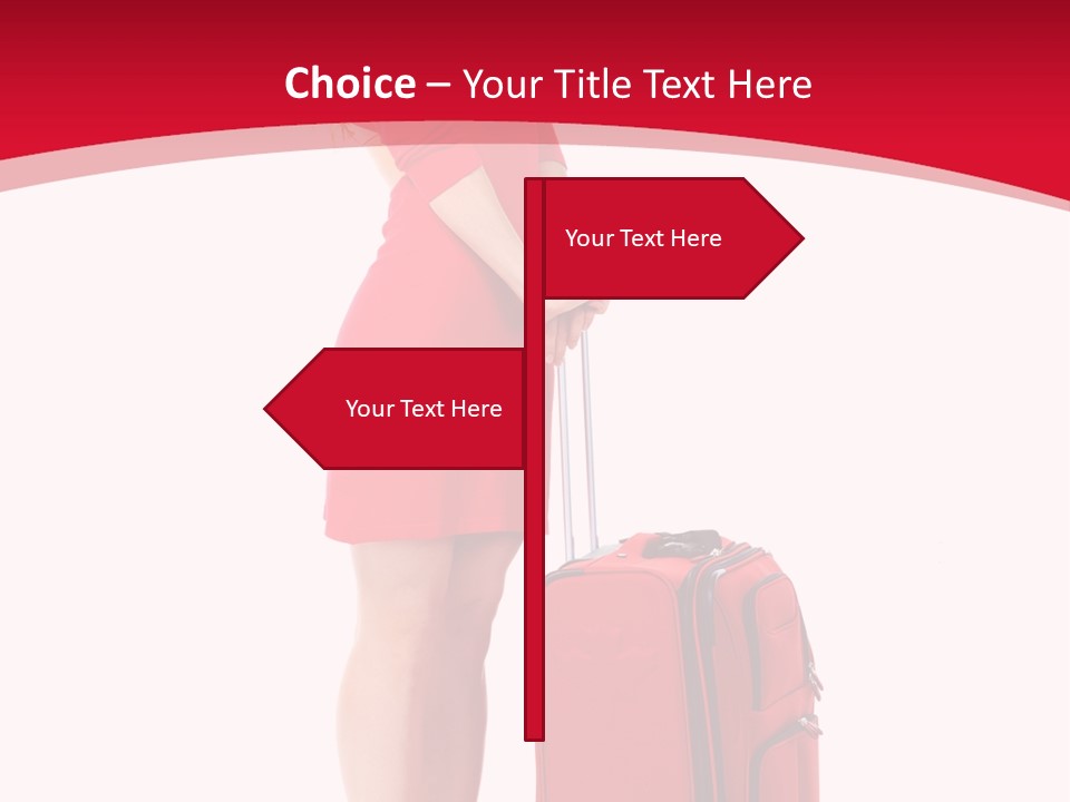 Bag Travel Isolate PowerPoint Template