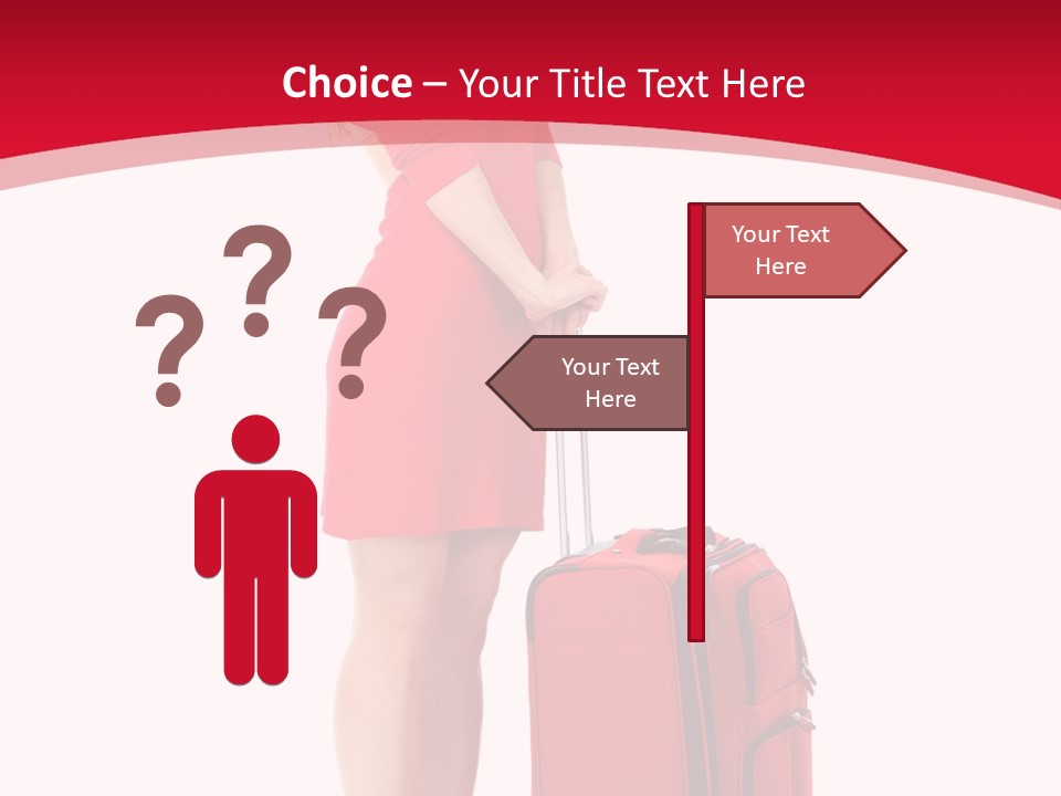 Bag Travel Isolate PowerPoint Template