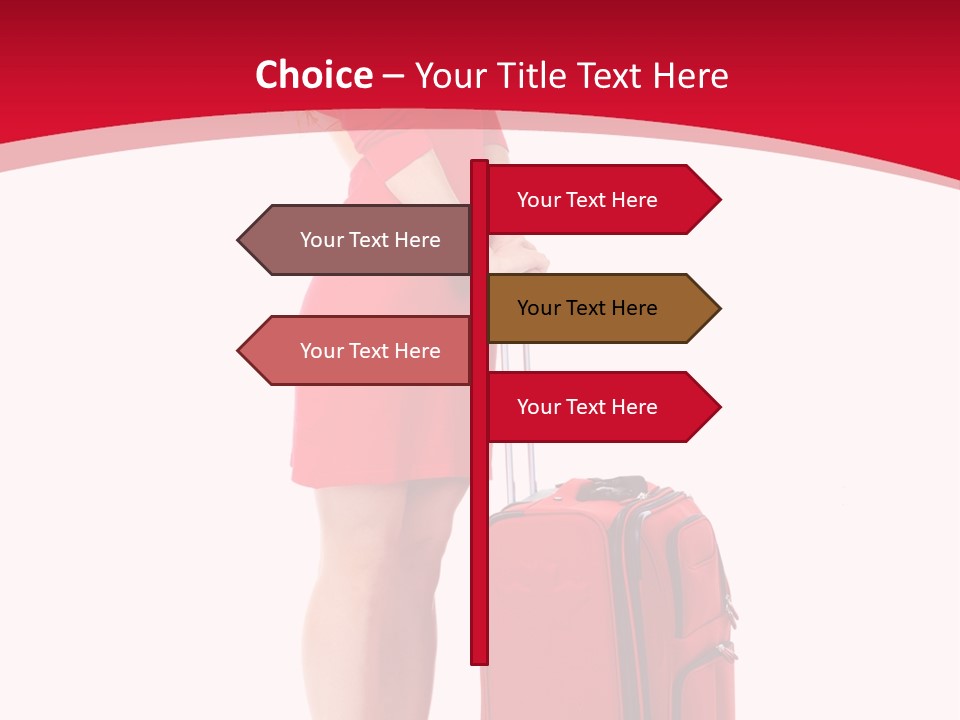 Bag Travel Isolate PowerPoint Template