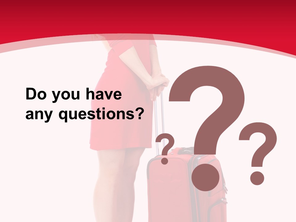 Bag Travel Isolate PowerPoint Template