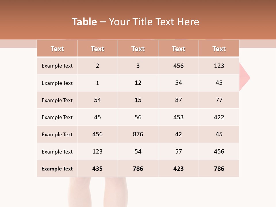 Smiling Purchaser Red PowerPoint Template