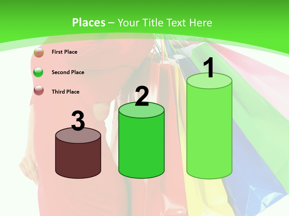 Bag Market Laughing PowerPoint Template