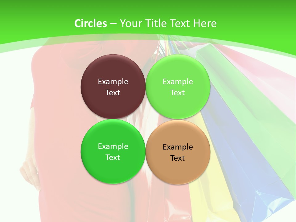 Bag Market Laughing PowerPoint Template