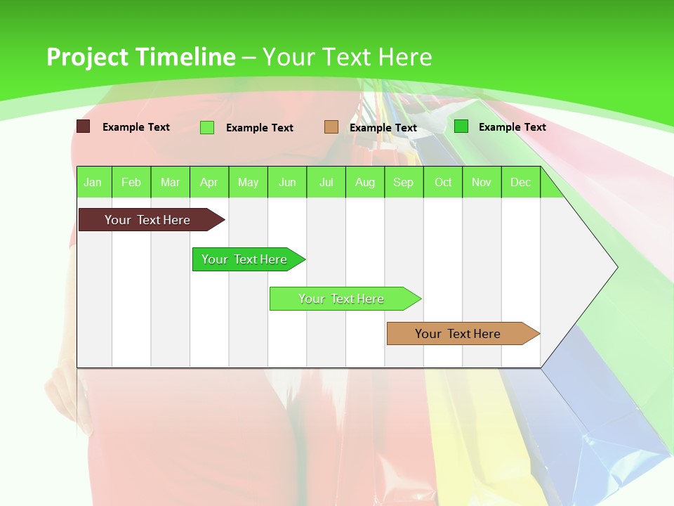 Bag Market Laughing PowerPoint Template