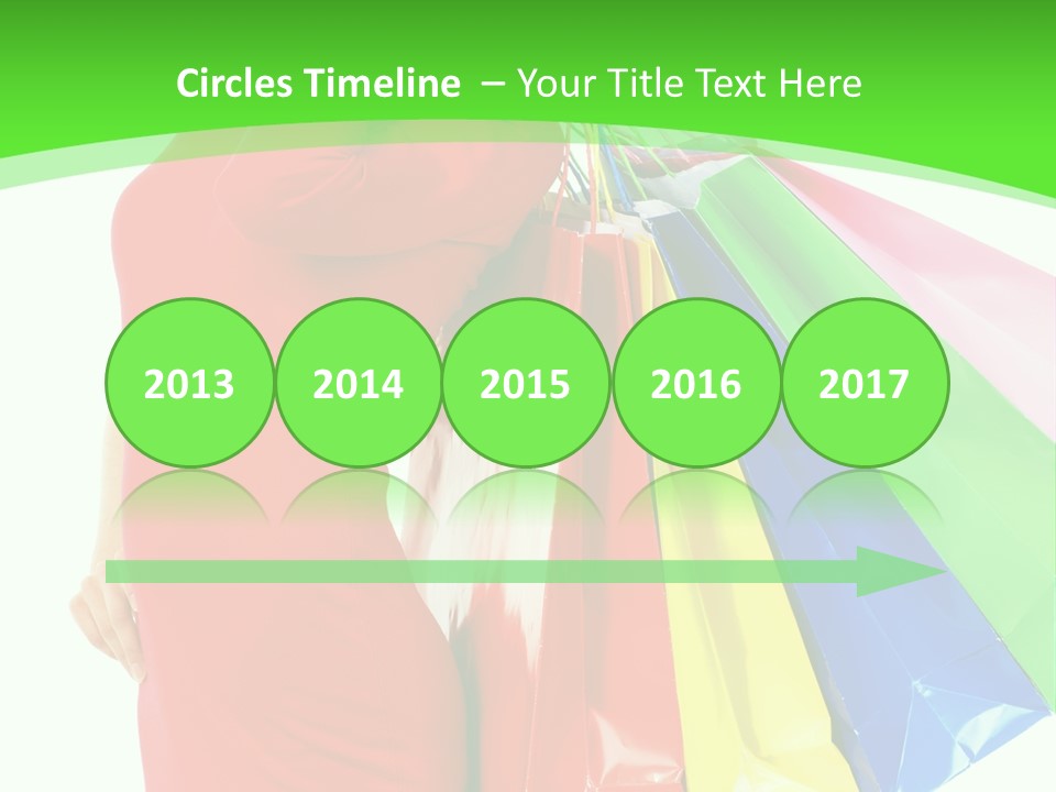 Bag Market Laughing PowerPoint Template