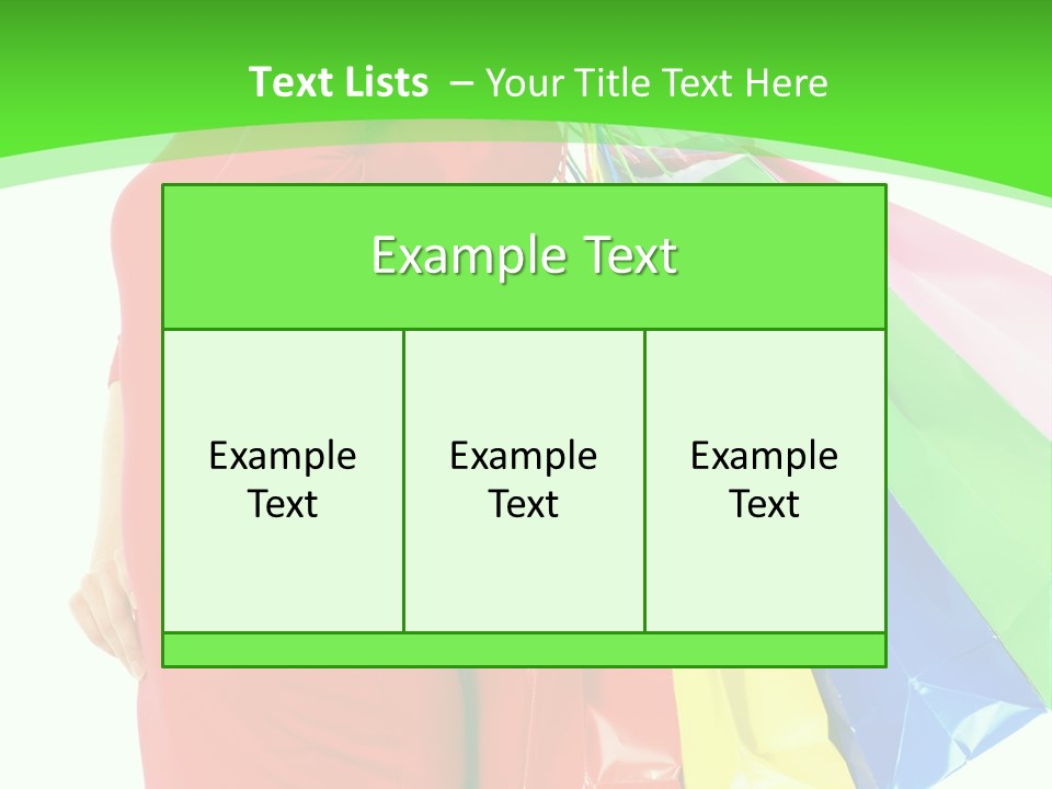 Bag Market Laughing PowerPoint Template