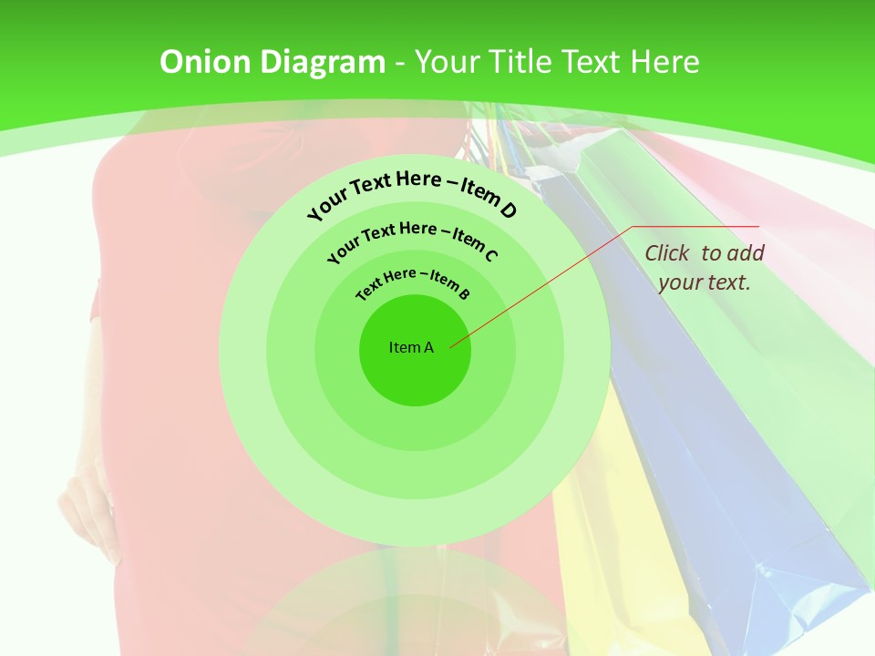 Bag Market Laughing PowerPoint Template