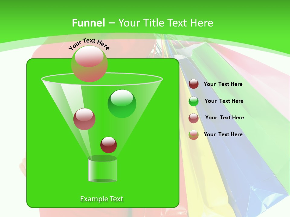 Bag Market Laughing PowerPoint Template