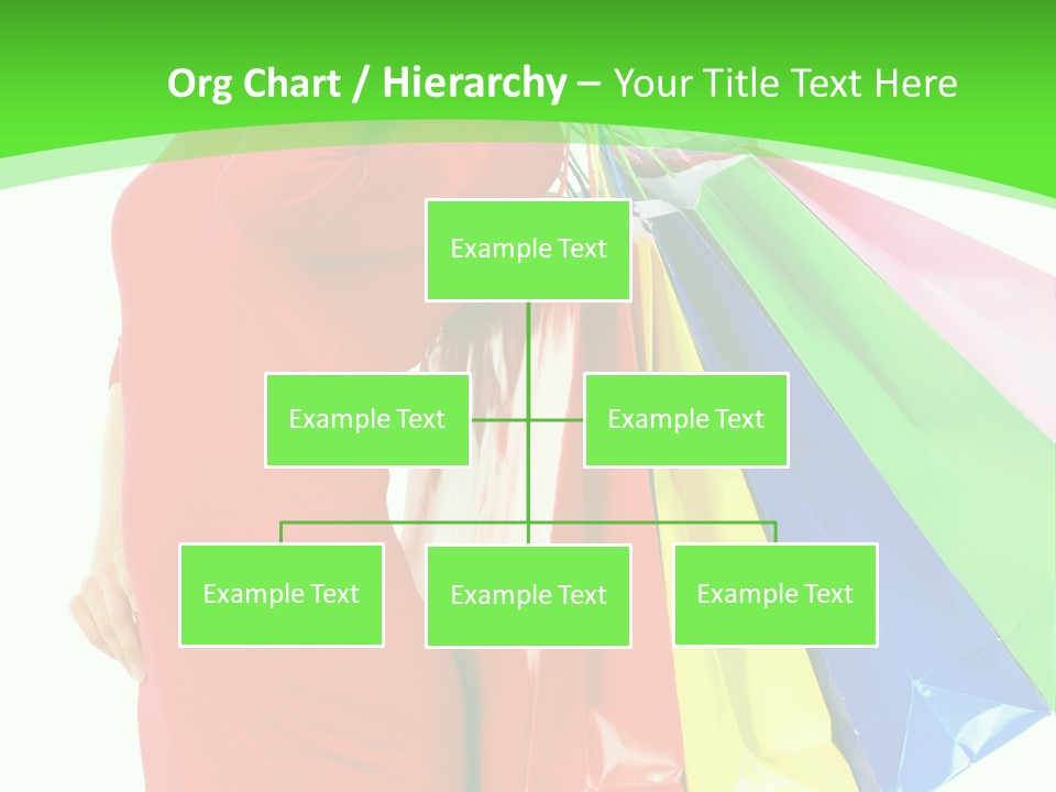 Bag Market Laughing PowerPoint Template