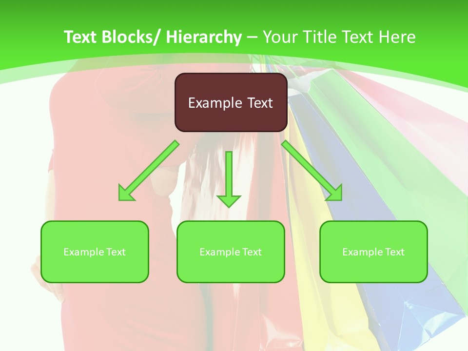 Bag Market Laughing PowerPoint Template