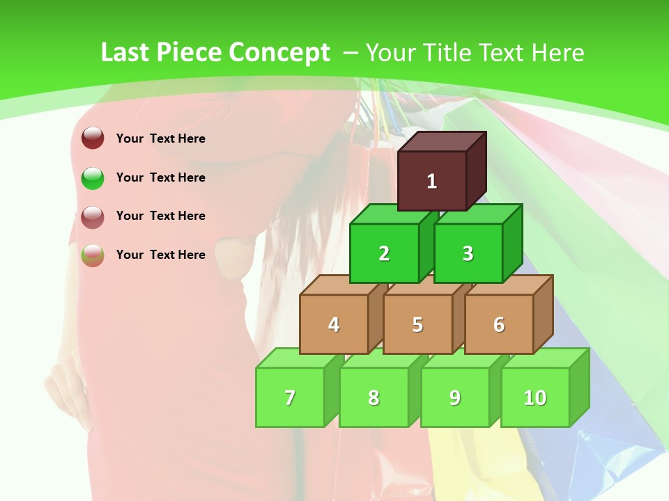 Bag Market Laughing PowerPoint Template