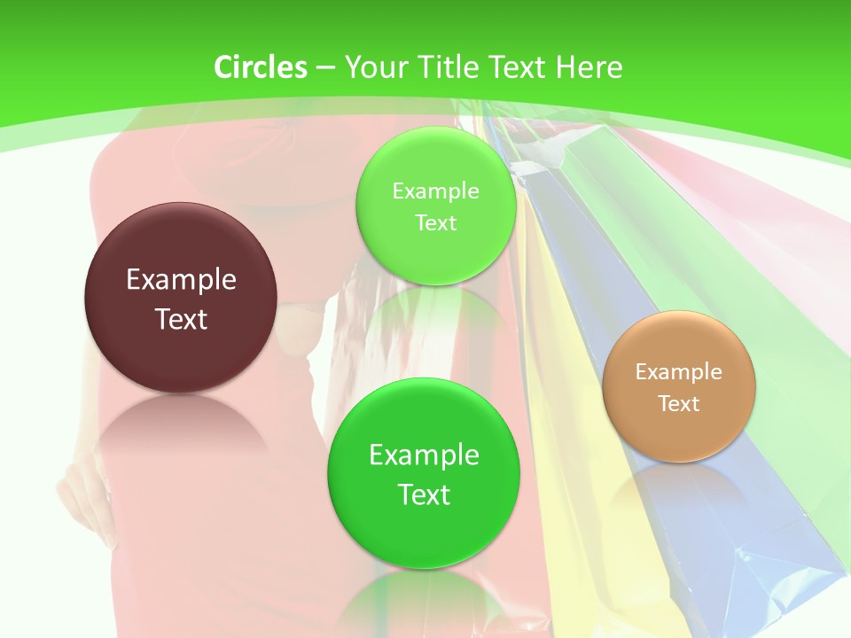 Bag Market Laughing PowerPoint Template