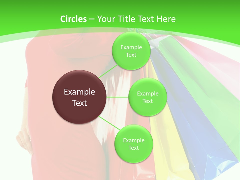 Bag Market Laughing PowerPoint Template