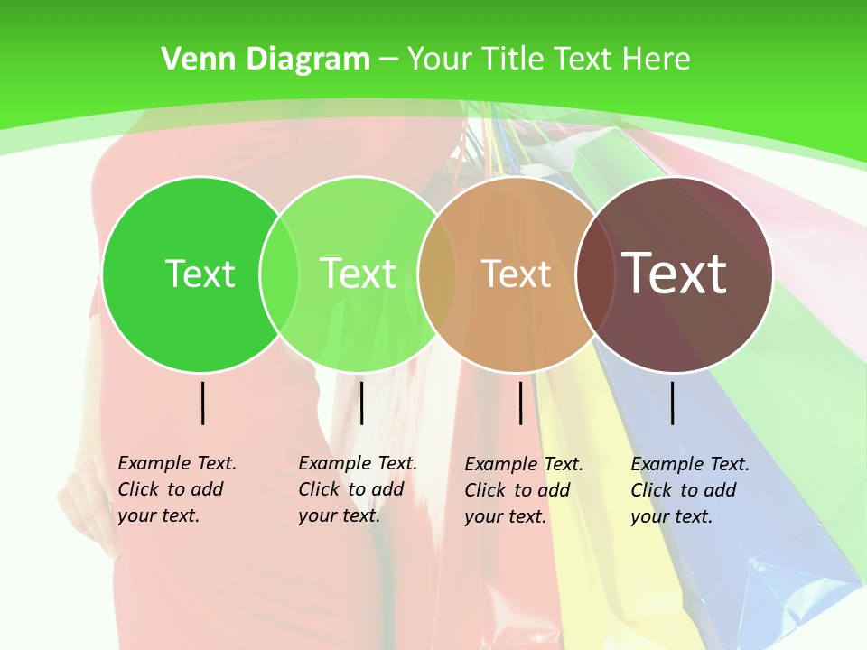 Bag Market Laughing PowerPoint Template