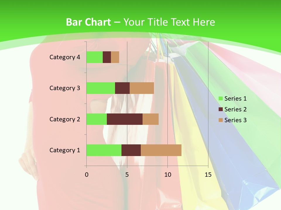 Bag Market Laughing PowerPoint Template