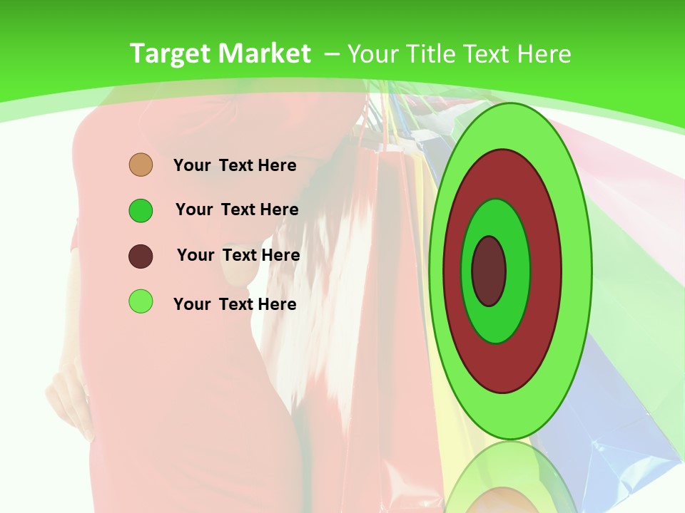 Bag Market Laughing PowerPoint Template