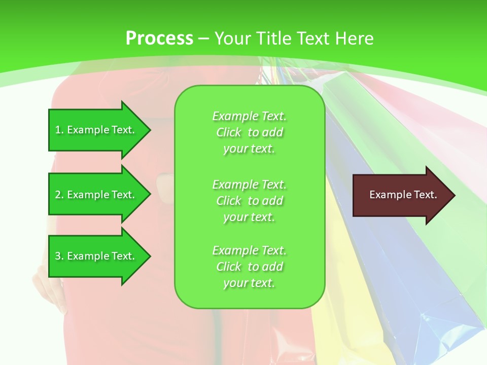 Bag Market Laughing PowerPoint Template